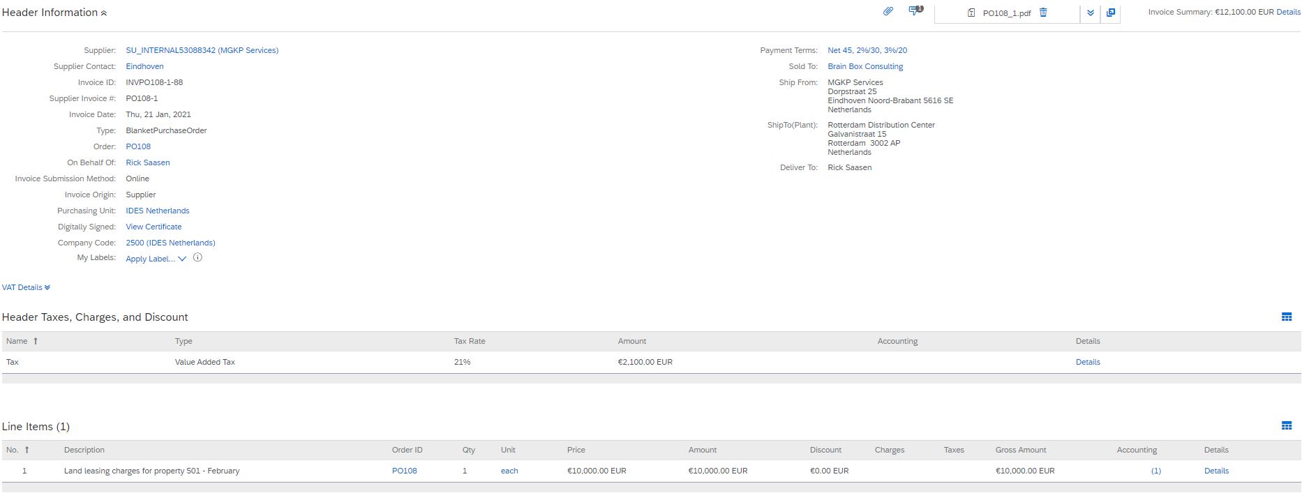 ariba invoice management ariba invoice management